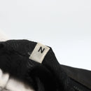PRADA Chain Tote Bag Nylon Black Silver Auth bs34326-11