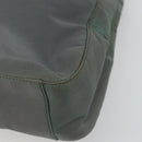 PRADA Shoulder Bag Nylon Green Silver Auth bs34327-9