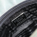 PRADA Shoulder Bag Nylon Green Silver Auth bs34327-17