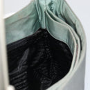 PRADA Shoulder Bag Nylon Green Silver Auth bs34327-18