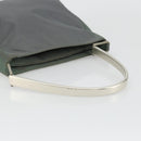 PRADA Shoulder Bag Nylon Green Silver Auth bs34327-7