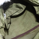 PRADA Shoulder Bag Nylon Green Silver Auth bs34328-11