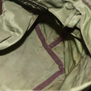 PRADA Shoulder Bag Nylon Green Silver Auth bs34328-21