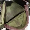 PRADA Shoulder Bag Nylon Green Silver Auth bs34328-25