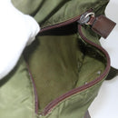 PRADA Shoulder Bag Nylon Green Silver Auth bs34328-26