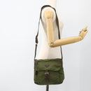 PRADA Shoulder Bag Nylon Green Silver Auth bs34328-27