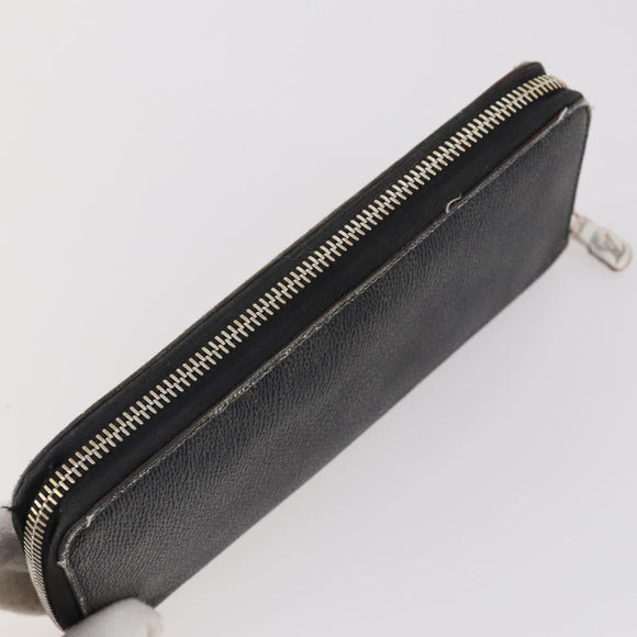 LOUIS VUITTON Damier Grafitte Long Wallet 2 Set Black LV Auth bs34330