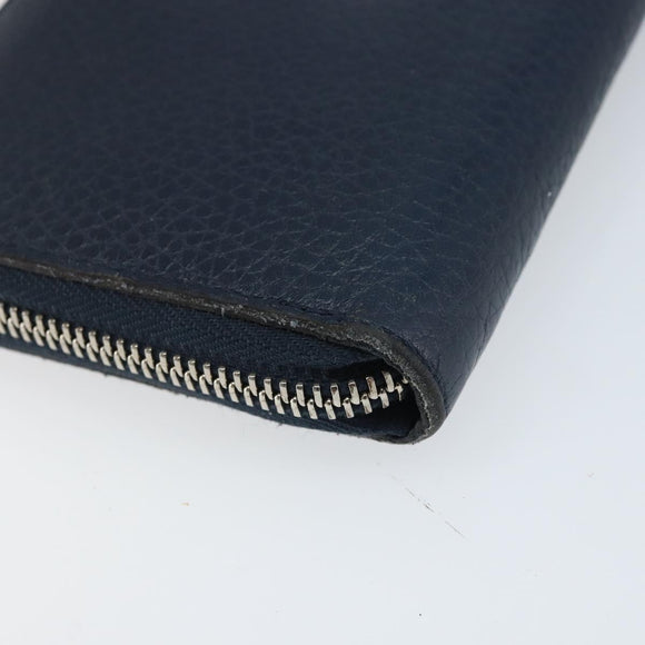 LOUIS VUITTON Wallet Vertical Taurillon Clemence Leather M58823 Auth bs34331