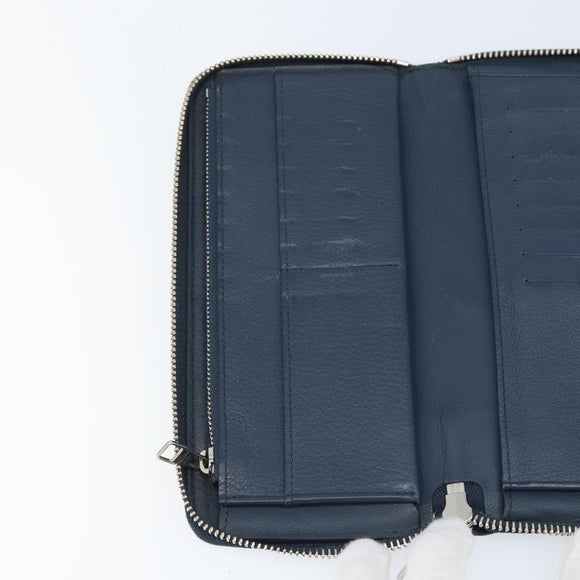 LOUIS VUITTON Wallet Vertical Taurillon Clemence Leather M58823 Auth bs34331