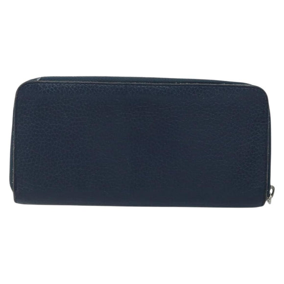 LOUIS VUITTON Wallet Vertical Taurillon Clemence Leather M58823 Auth bs34331