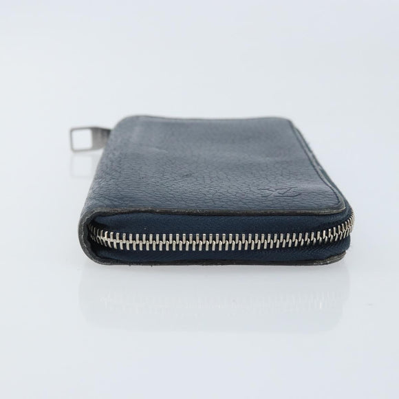 LOUIS VUITTON Wallet Vertical Taurillon Clemence Leather M58823 Auth bs34331