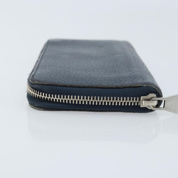 LOUIS VUITTON Wallet Vertical Taurillon Clemence Leather M58823 Auth bs34331