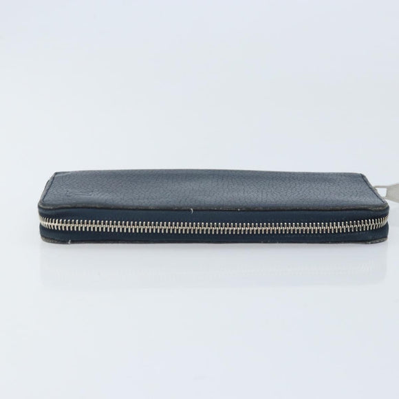 LOUIS VUITTON Wallet Vertical Taurillon Clemence Leather M58823 Auth bs34331