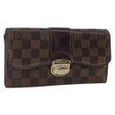 LOUIS VUITTON Damier Ebene Portefeuille Sistina Long Wallet N61747 Auth bs34333-1