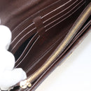 LOUIS VUITTON Damier Ebene Portefeuille Sistina Long Wallet N61747 Auth bs34333-10