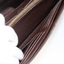 LOUIS VUITTON Damier Ebene Portefeuille Sistina Long Wallet N61747 Auth bs34333-21