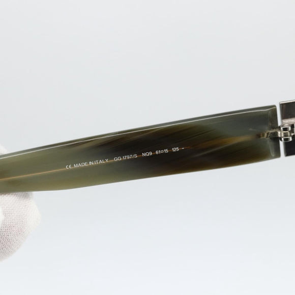 GUCCI Sunglasses plastic Gray Auth bs34337A