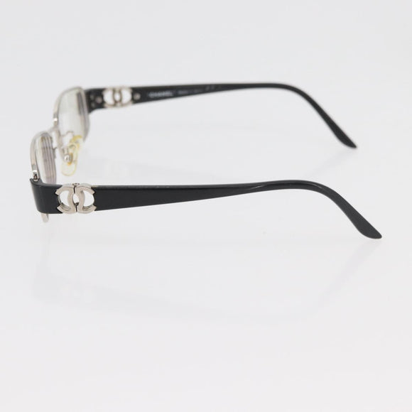 CHANEL Glasses plastic metal 3 Set Gray Black CC Auth bs34338