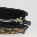 Christian Dior Trotter Canvas Pouch Navy Silver Auth bs34339-12