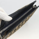 Christian Dior Trotter Canvas Pouch Navy Silver Auth bs34339-6