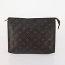 LOUIS VUITTON Monogram Clutch Bag 2 Set LV Auth bs34341-10