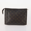 LOUIS VUITTON Monogram Clutch Bag 2 Set LV Auth bs34341-11