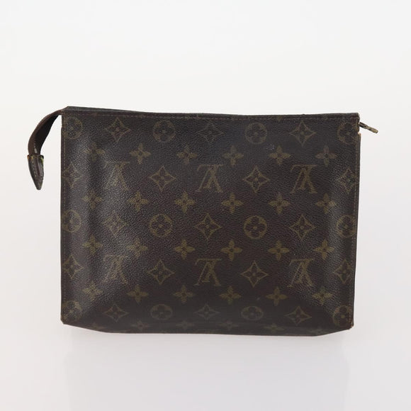 LOUIS VUITTON Monogram Clutch Bag 2 Set LV Auth bs34341