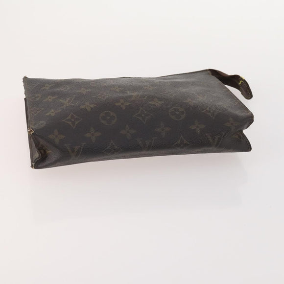 LOUIS VUITTON Monogram Clutch Bag 2 Set LV Auth bs34341