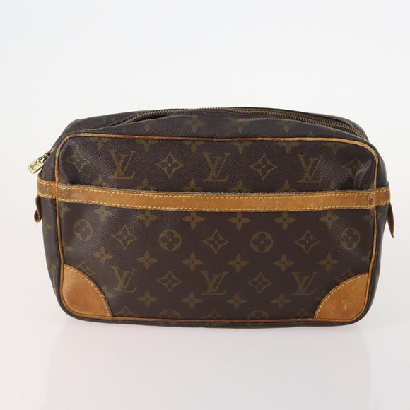 LOUIS VUITTON Monogram Clutch Bag 2 Set LV Auth bs34341