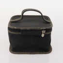 FENDI Pecan Canvas Hand Bag Coated Canvas 4 Set Brown Black Auth bs34342-16
