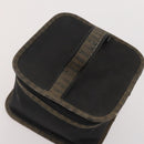 FENDI Pecan Canvas Hand Bag Coated Canvas 4 Set Brown Black Auth bs34342-18