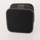 FENDI Pecan Canvas Hand Bag Coated Canvas 4 Set Brown Black Auth bs34342-19