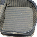 FENDI Pecan Canvas Hand Bag Coated Canvas 4 Set Brown Black Auth bs34342-20