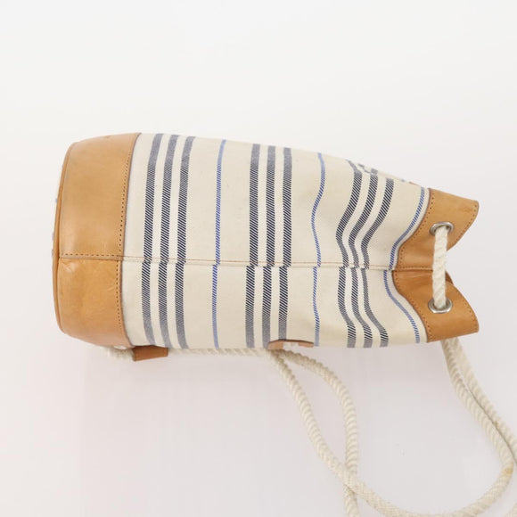 BURBERRY Nova Check Shoulder Bag Canvas Nylon 3 Set Beige White Auth bs34343
