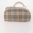 BURBERRY Nova Check Shoulder Bag Canvas Nylon 3 Set Beige White Auth bs34343-7