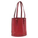 LOUIS VUITTON Epi Bucket PM Shoulder Bag Red M5899E LV Auth bs34346-1