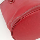 LOUIS VUITTON Epi Bucket PM Shoulder Bag Red M5899E LV Auth bs34346-14