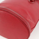 LOUIS VUITTON Epi Bucket PM Shoulder Bag Red M5899E LV Auth bs34346-15