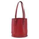 LOUIS VUITTON Epi Bucket PM Shoulder Bag Red M5899E LV Auth bs34346-13