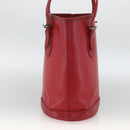 LOUIS VUITTON Epi Bucket PM Shoulder Bag Red M5899E LV Auth bs34346-3