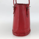 LOUIS VUITTON Epi Bucket PM Shoulder Bag Red M5899E LV Auth bs34346-4