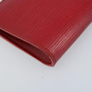 LOUIS VUITTON Epi Bucket PM Pouch Red LV Auth bs34347-14
