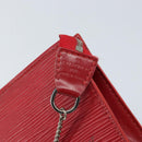 LOUIS VUITTON Epi Bucket PM Pouch Red LV Auth bs34347-17