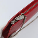 LOUIS VUITTON Epi Bucket PM Pouch Red LV Auth bs34347-10