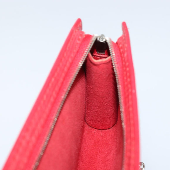 LOUIS VUITTON Epi Bucket PM Pouch Red LV Auth bs34347