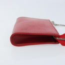 LOUIS VUITTON Epi Bucket PM Pouch Red LV Auth bs34347-3