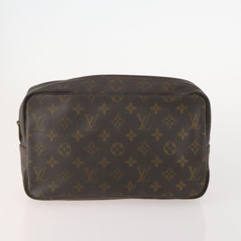 LOUIS VUITTON Monogram Pouch Clutch Bag 2 Set LV Auth bs34348 - 0