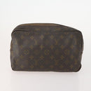 LOUIS VUITTON Monogram Pouch Clutch Bag 2 Set LV Auth bs34348-3