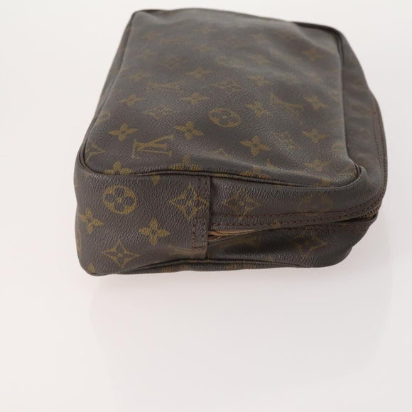 LOUIS VUITTON Monogram Pouch Clutch Bag 2 Set LV Auth bs34348