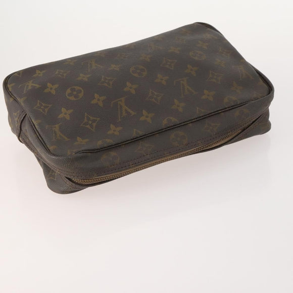 LOUIS VUITTON Monogram Pouch Clutch Bag 2 Set LV Auth bs34348